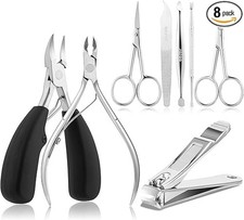 8pcs Professional Nail Clipper